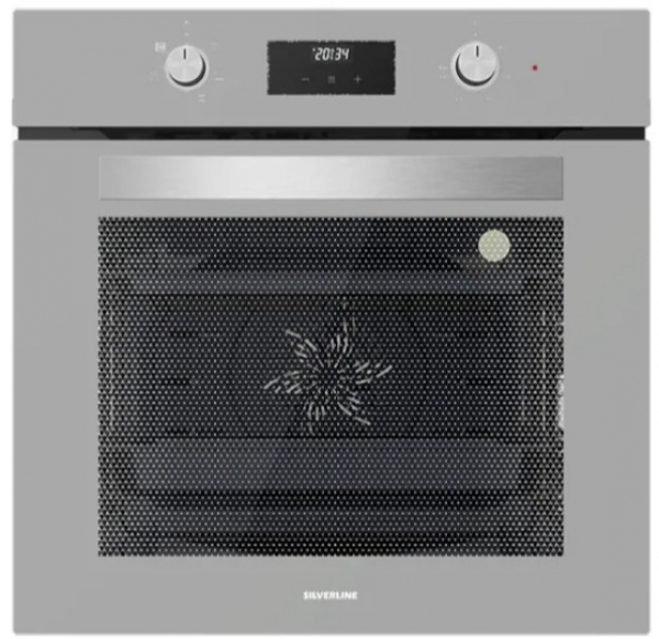 Silverline Gri Ankastre Set CS5343S01 + BO6502S02 + 3373 Misto