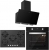 Silverline Siyah Ankastre Set CS5364B01 + BO6502B02 + 3457.6.110.02 Soho