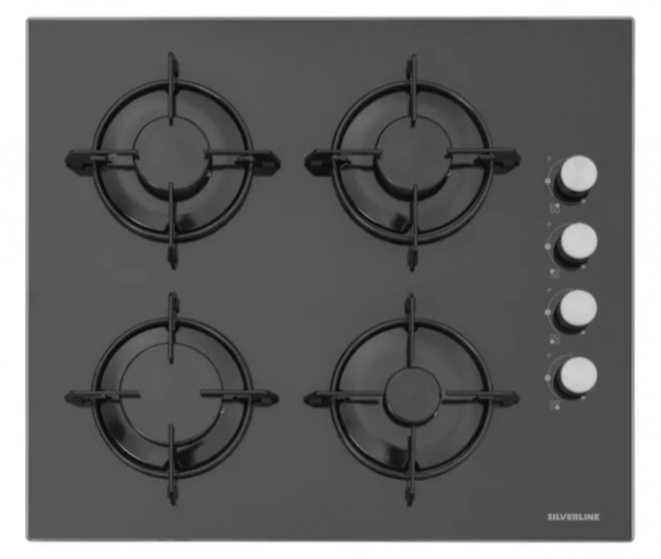 Silverline Siyah Ankastre Set CS5349B01 + BO6501B01 + 3373 Misto
