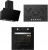 Silverline Siyah Ankastre Set CS5365B01 + BO6502B02 + 3457.6.110.02 Soho