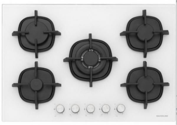 Silverline Beyaz Ankastre Set CS5364W01 + BO6502W02 + 3457 Soho 80