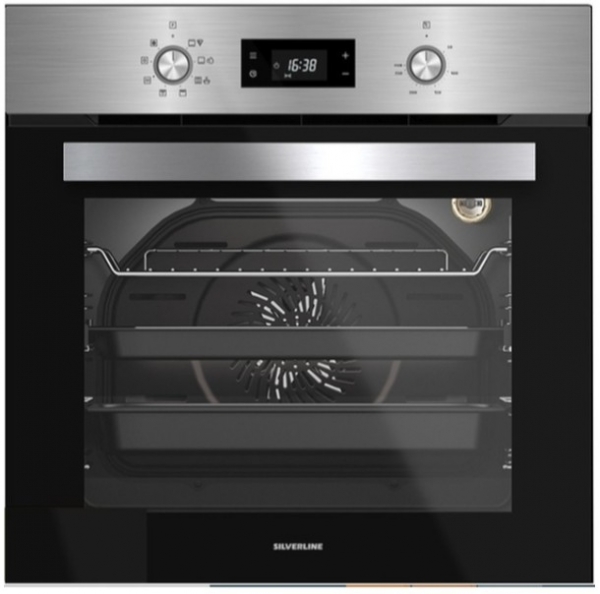 Silverline Siyah Ankastre Set CS5629B01 + BO6504X01 + 3457.6.110.02 Soho