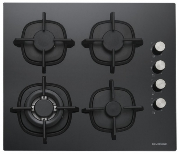 Silverline Siyah Ankastre Set CS5629B01 + BO6504X01 + 3457.6.110.02 Soho