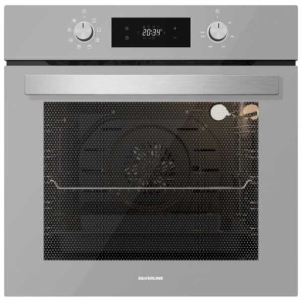 Silverline Gri Ankastre Set CS5429S01 + BO6504S01 + 3457 Soho 60