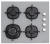 Silverline Gri Ankastre Set CS5429S01 + BO6504S01 + 3457 Soho 60