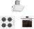 Silverline Beyaz Ankastre Set CS5335W01 + BO6502W02 + 3373 Misto