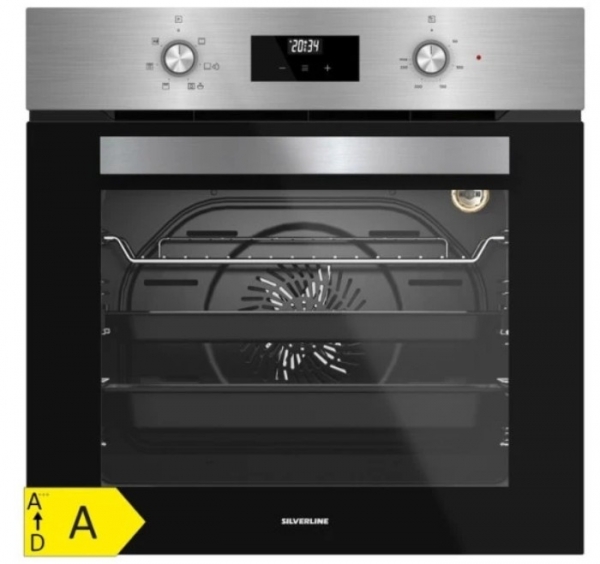 Silverline Siyah Ankastre Set CS5436B01 + BO6502X02 + 3420 Classy