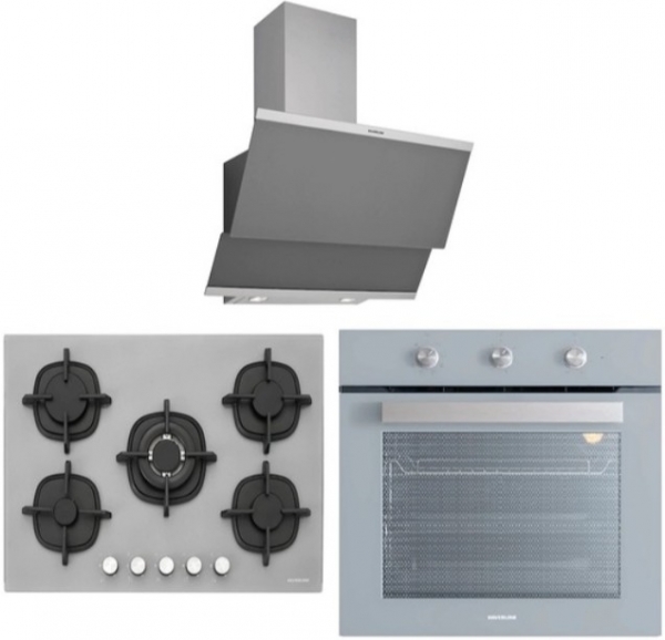 Silverline Gri Ankastre Set CS5364S01 + BO6503S01 + 3420 Classy