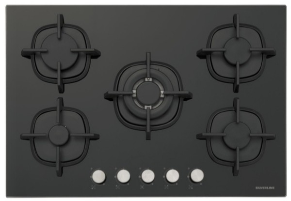 Silverline Siyah Ankastre Set CS5364B01 + BO6503B01 + 3490 Oslo 60