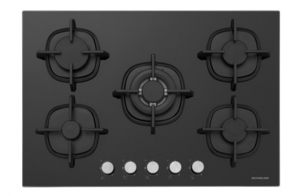 Silverline Siyah Ankastre Set CS5364B01 + BO6502B02 + 3490 Oslo