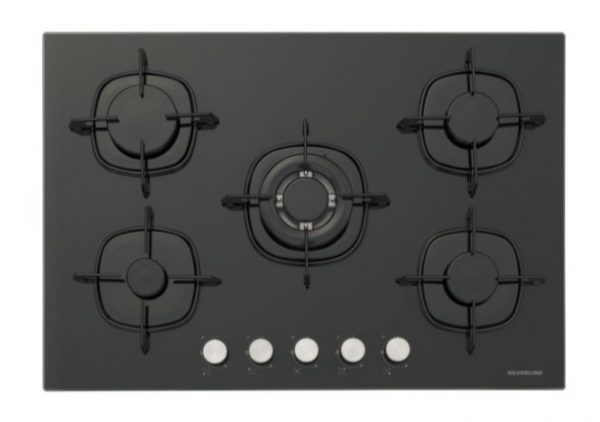 Silverline Siyah Ankastre Set CS5365B01 + BO6503B01 + 3490 Oslo 60