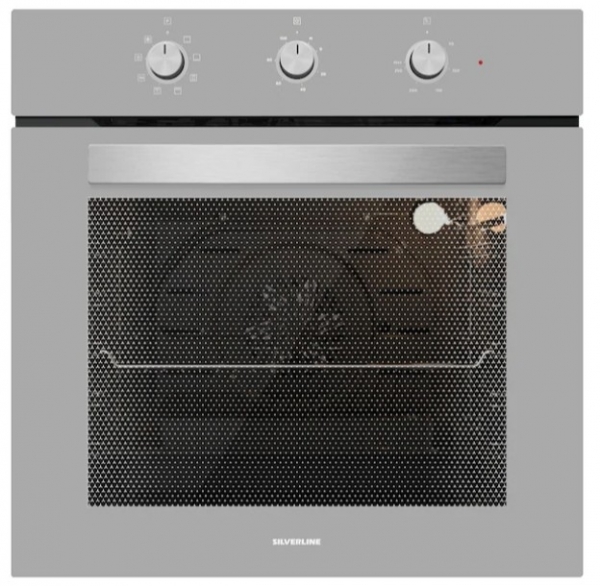 Silverline Gri Ankastre Set CS5429S01 + BO6503S01 + 3457 Soho 60