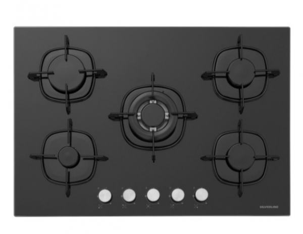 Silverline Siyah Ankastre Set CS5365B01 + BO6502B02 + 3490 Oslo