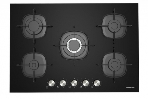 Silverline Siyah Ankastre Set CS5622B01 + BO65E1B01 + 3490 Oslo