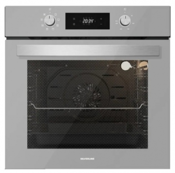 Silverline Gri Ankastre Set CS5343S01 + BO6504S01 + 3457 Soho