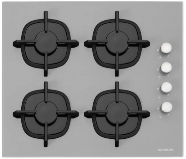 Silverline Gri Ankastre Set CS5343S01 + BO6504S01 + 3457 Soho