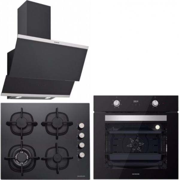 Silverline Siyah Ankastre Set CS5429B01 + BO6502B02 + 3420 Classy