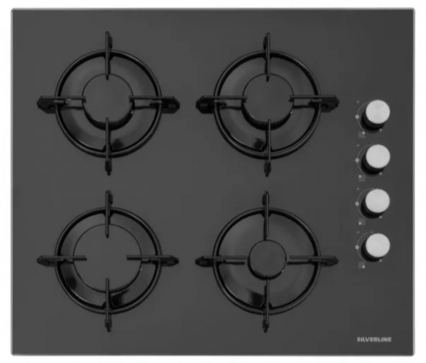 Silverline Siyah Ankastre Set CS5349B01 + BO6502B02 + 3472 BOLD