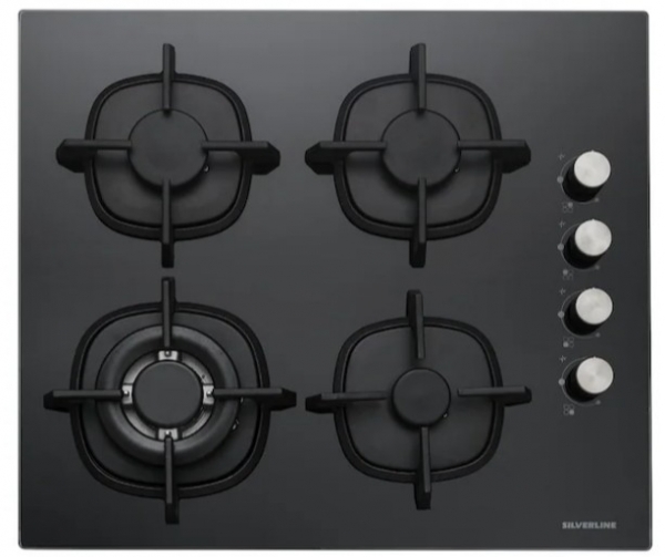 Silverline Siyah Ankastre Set CS5429B01 + BO6502B02 + 3472 BOLD