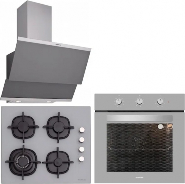 Silverline Gri Ankastre Set CS5429S01 + BO6503S01 + 3420 Classy