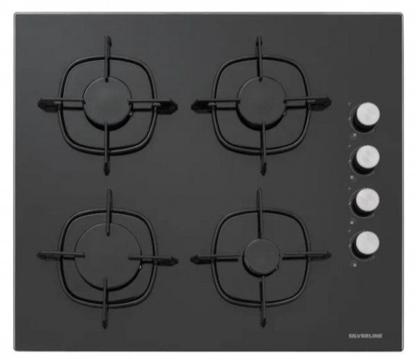 Silverline Siyah Ankastre Set CS5335B01 + BO6502B02 + 3450 Slimline 60