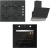 Silverline Siyah Ankastre Set CS5335B01 + BO6502B02 + 3450 Slimline 60