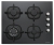 Silverline Siyah Ankastre Set CS5429B01 + BO65E1B01 + 3490 Oslo