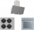 Silverline Gri Ankastre Set CS5343S01 + BO6503S01 + 3457 Soho