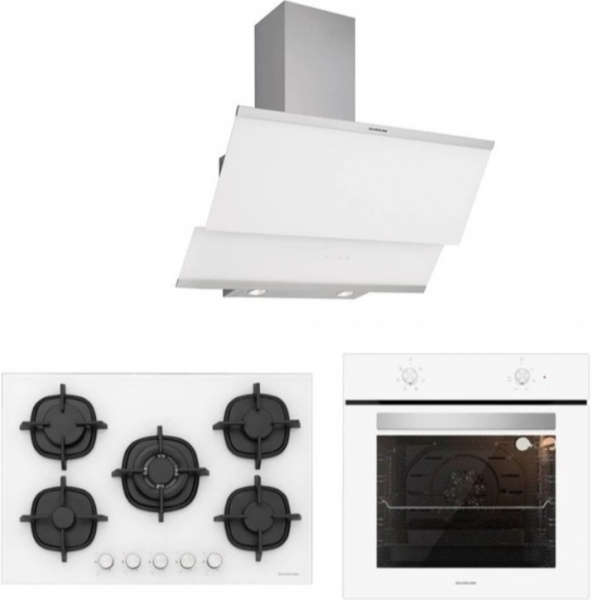 Silverline Beyaz Ankastre Set CS5364W01 + BO6501W01 + 3420 Classy