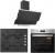 Silverline Siyah Ankastre Set CS5335B01 + BO6504X01 + 3420 Classy