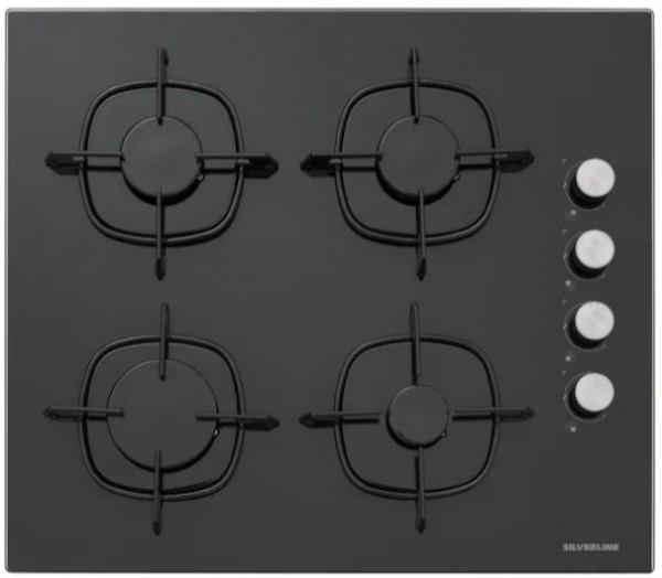 Silverline Siyah Ankastre Set CS5335B01 + BO6503B01 + 3457.6.110.02 Soho