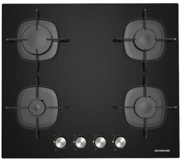 Silverline Siyah Ankastre Set CS5623B01 + BO65E1B01 + 3490 Oslo