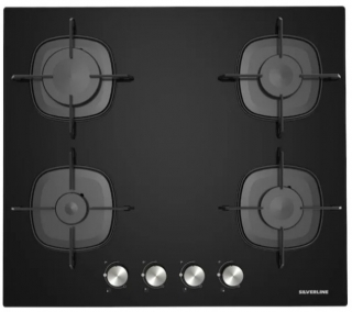 Silverline Siyah Ankastre Set CS5623B01 + BO65E1B01 + 3490 Oslo