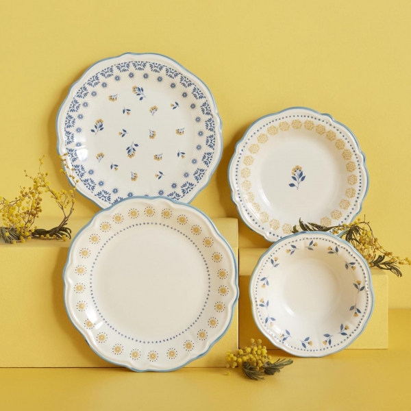 Bella Maison Mabel Stoneware 24 Parça Yemek Takımı