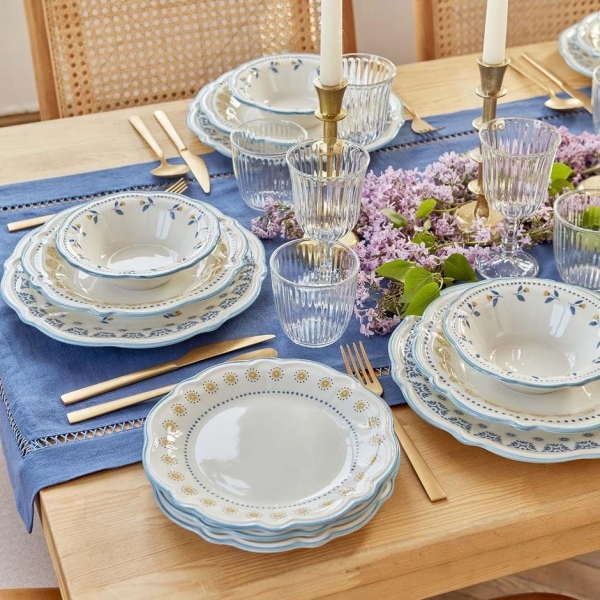 Bella Maison Mabel Stoneware 24 Parça Yemek Takımı