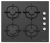 Silverline Siyah Ankastre Set CS5343B01 + BO6501B01 + 3457.6.110.02 Soho