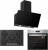 Silverline Siyah Ankastre Set CS5364B01 + BO6504X01 + 3457.6.110.02 Soho