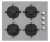 Silverline Gri Ankastre Set CS5335S01 + BO6502S02 + 3457 Soho