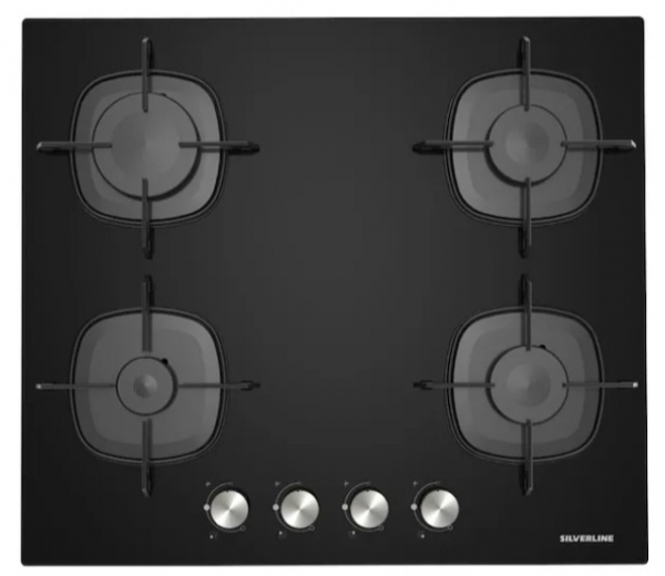 Silverline Siyah Ankastre Set CS5623B01 + BO65E1B01 + 3481 FLAM