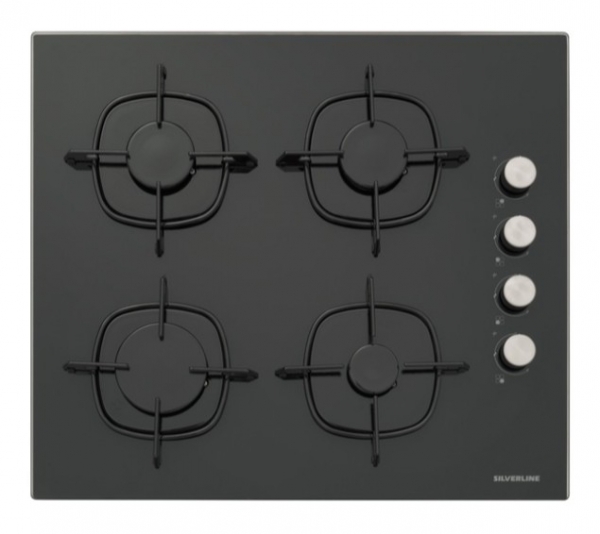 Silverline Siyah Ankastre Set CS5335B01 + BO6503B01 + 3490 Oslo