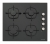 Silverline Siyah Ankastre Set CS5335B01 + BO6503B01 + 3490 Oslo