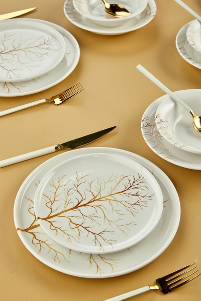 Erbaşlar Golden Tree 24 Parça Yemek Takımı (24 Parça)