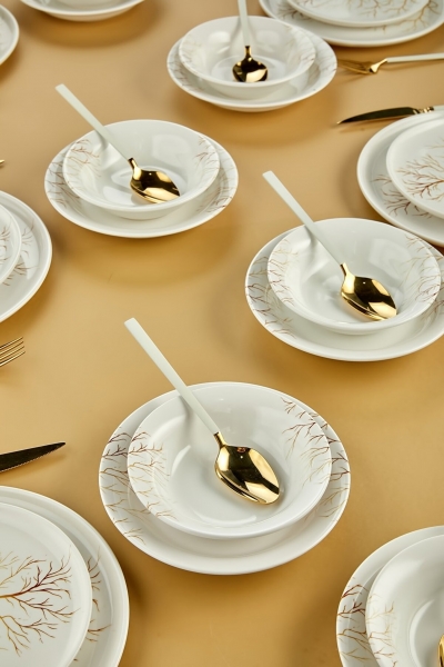 Erbaşlar Golden Tree 24 Parça Yemek Takımı (24 Parça)