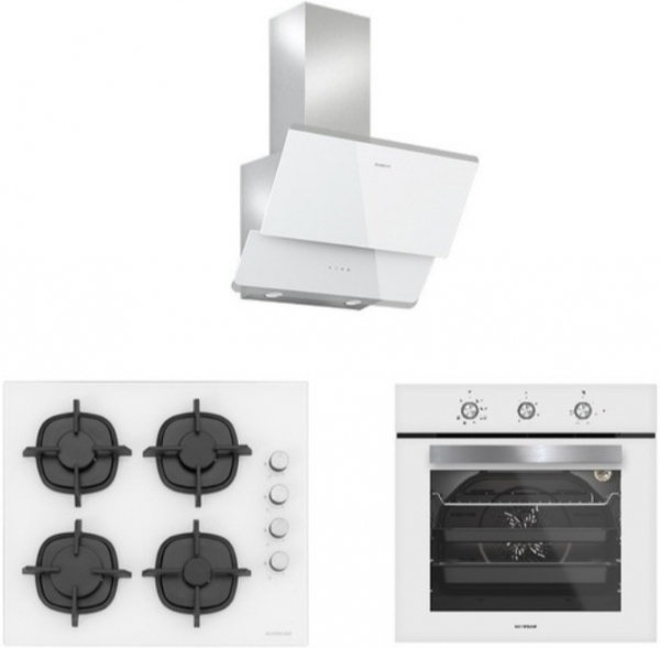 Silverline Beyaz Ankastre Set CS5343W01 + BO6503W01 + 3490 Oslo