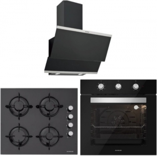 Silverline Siyah Ankastre Set CS5349B01 + BO6503B01 + 3420 Classy 60