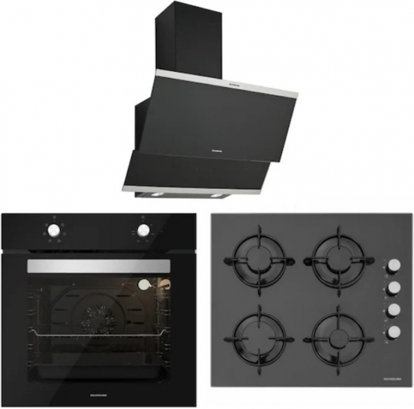 Silverline Siyah Ankastre Set CS5349B01 + BO6501B01 + 3420 Classy
