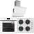 Silverline Beyaz Ankastre Set CS5335W01 + BO6502W02 + 3420 Classy