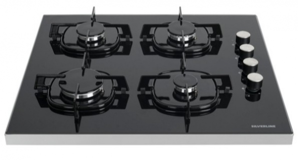Silverline Siyah Ankastre Set FS5425B01 + BO6501B01 + 3490 Oslo 60