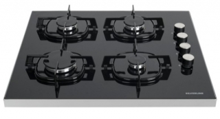Silverline Siyah Ankastre Set FS5425B01 + BO6501B01 + 3490 Oslo 60