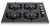 Silverline Siyah Ankastre Set FS5425B01 + BO6501B01 + 3490 Oslo 60